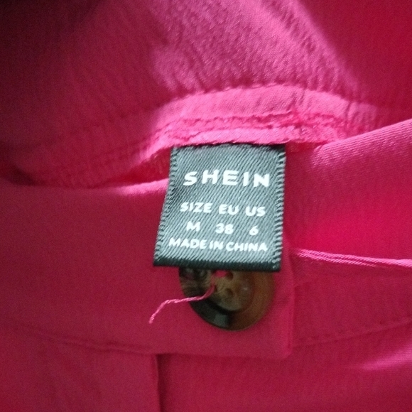 SHEIN Pink Wide Leg Pants - Picture 2 of 4